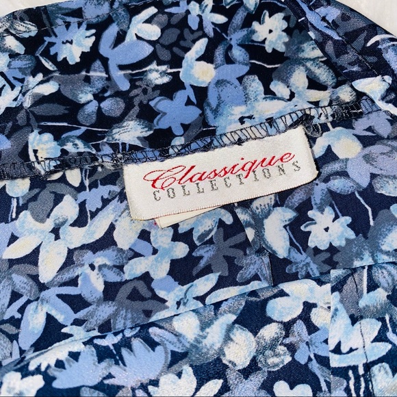 🌈 3/$25 Floral Blue Skort - Picture 4 of 5